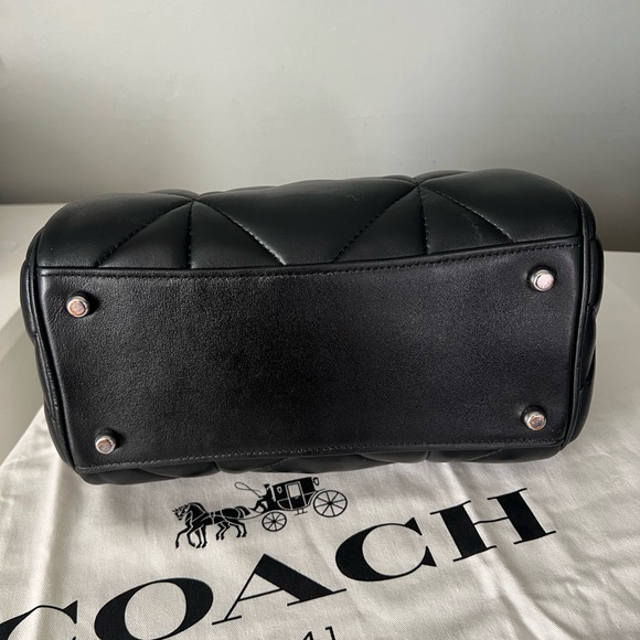 Coach Rowan Satchel with Diamond Quilting with Wallet - Picture 8 of 15